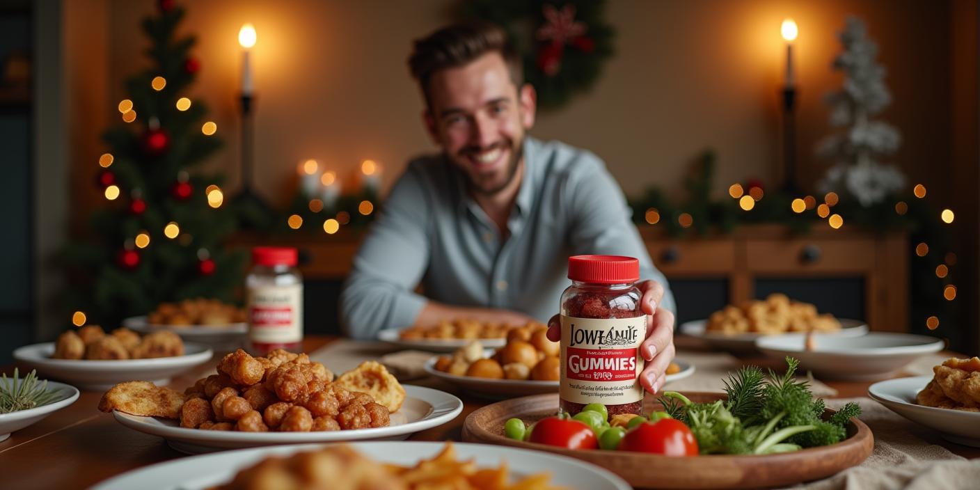 Lion’s Mane Gummies and Holiday Eating: Support Your Gut Through Festive Feasts