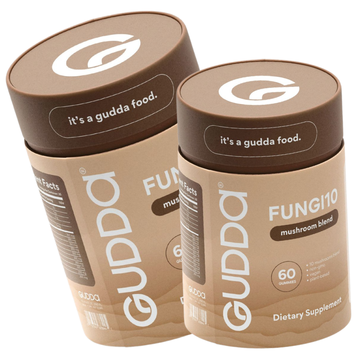 Gudda Food | Lion's Mane Mushroom Gummies for Brain Health